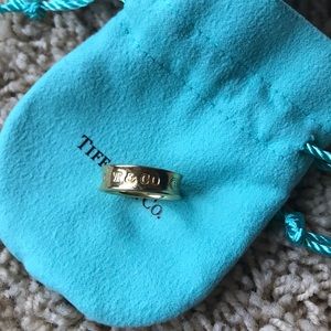 Tiffany and Co. 1837 gold band